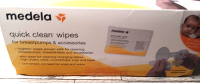MEDELA Quick Clean Wipes For Breastpumps and Accessories Pack of 40