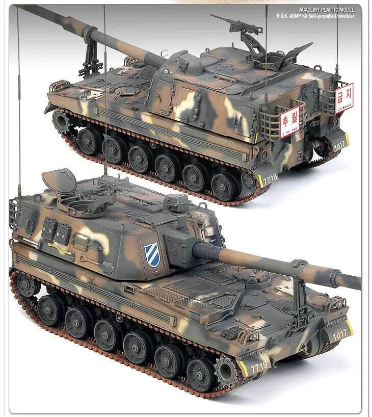 Academy #13219 1/35 R.O.K. Army K9 Thunder Self-Propelled