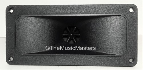 Par de altavoces de tweeter de 2"" x 5"" pulgadas con montaje al ras súper cuerno para automóvil audio para el hogar estéreo - Imagen 9 de 11