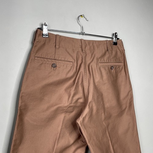 Uniqlo U Men’s Light Brown Cotton Straight Cropped Chino Pants – Size W30 - Picture 5 of 9