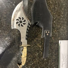 Chipaway Cutlery 16” Knife - Bone Handle Genuine Leather