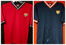 LOT OF 2 COOPERSTOWN LITTLE MAJORS DREAMS PARK RED & BLUE BASEBALL JERSEY MEDIUM