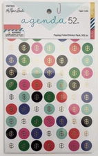 THE PAPER STUDIO Agenda 52 FOILED STICKER PACK, 932 pcs - PAYDAY
