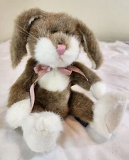 Boyds Bears Retired Vintage 1985-1997 11 in. Pink Bunny Rabbit w/Tag J. R. Bean