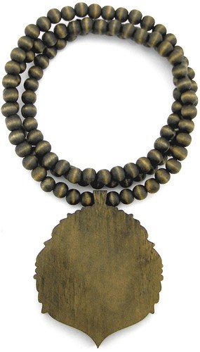 Collar León Nuevo Colgante Madera Natural con Cadena Estilo Cuentas 36 Pulgadas - Imagen 12 de 16