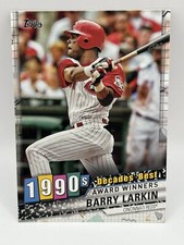 2020 Topps Barry Larkin #DB-69 1990’s Decades' Best Cincinnati Reds NM