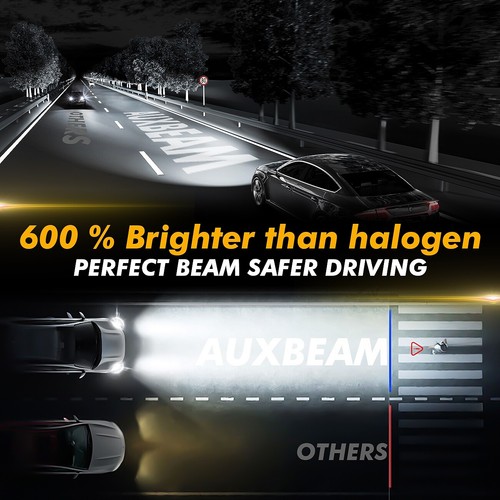 For Cadillac CTS 2008-2014 CANBUS H9 H11 H11 LED Headlight Hi/Lo Fog Light White - Picture 4 of 17