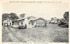 Welcome Tourist Home & Trailer Park Ellenton Florida c1940 Postcard