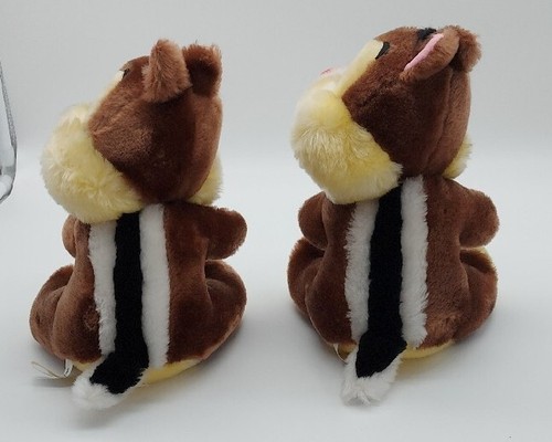 Vintage Chip 'n Dale Plush Disneyland Walt Disney 9" Disneyana Chipmunk CLEAN BN - Picture 4 of 7
