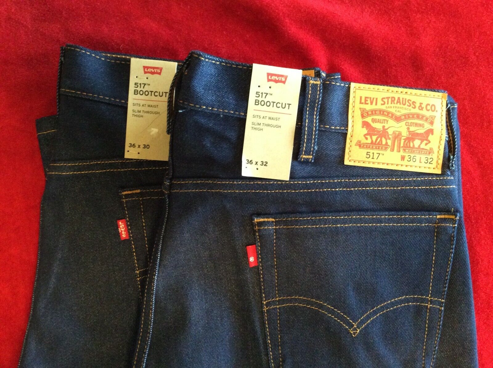 517 levi stretch jeans