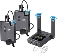 Comica BoomX-U2 UHF-Funklavalier-Mikrofonsyst...