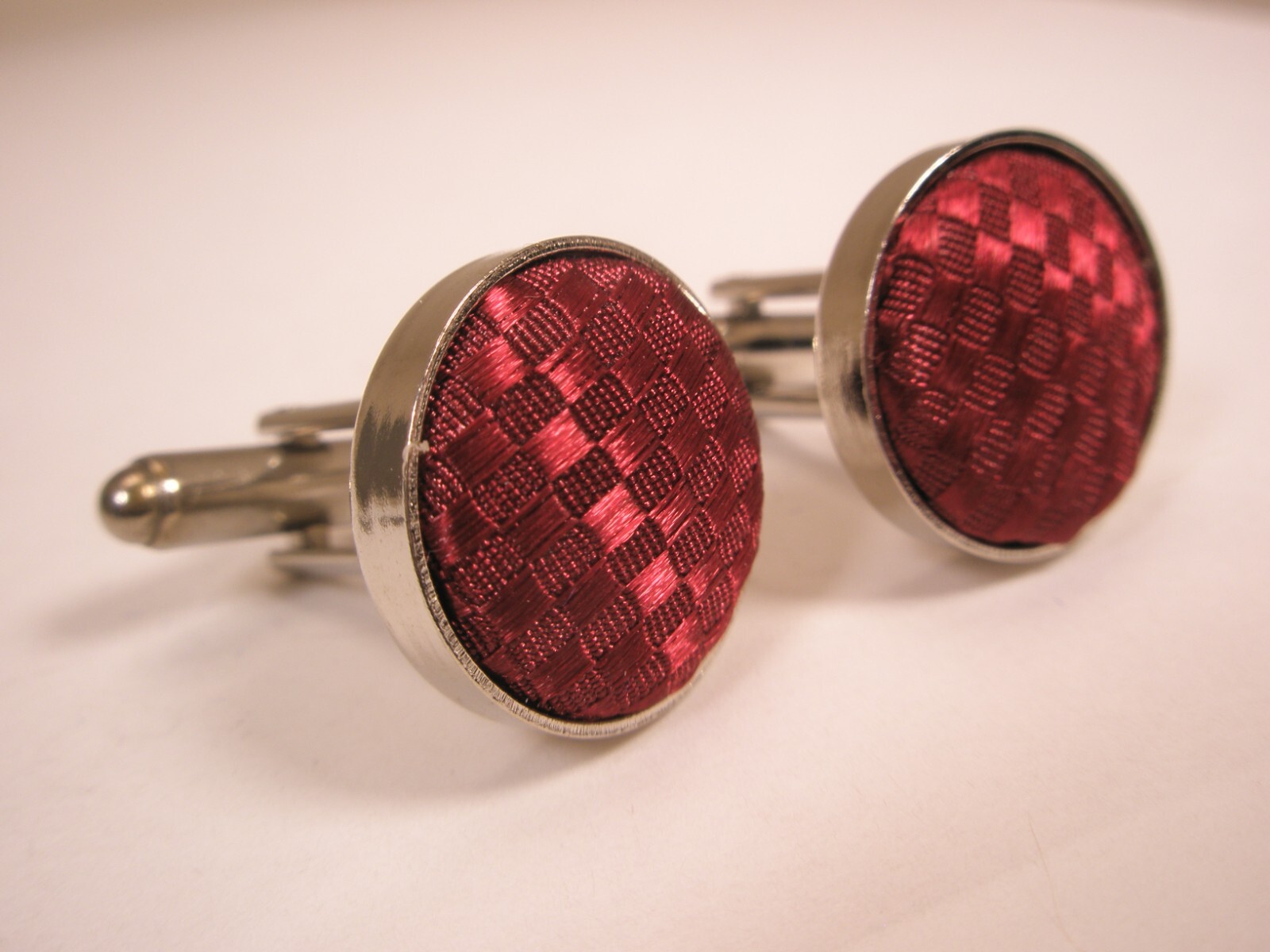 Red Weave Pattern Damask Patterns Fabric Cloth Vi… - image 5