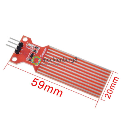 2pcs Rain Water Sensor Water Level Sensor Module Depth of Detection for Arduino