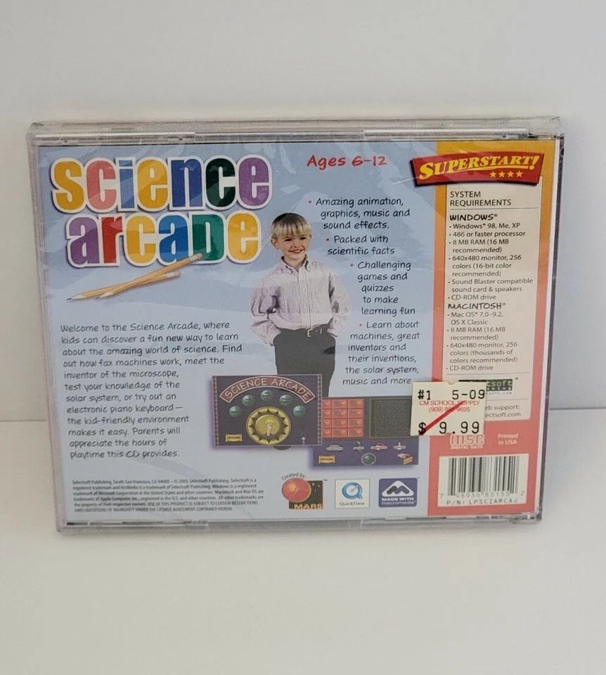 MPS Multimedia SuperStart! Science Arcade for PC, Mac - Image 2 of 3