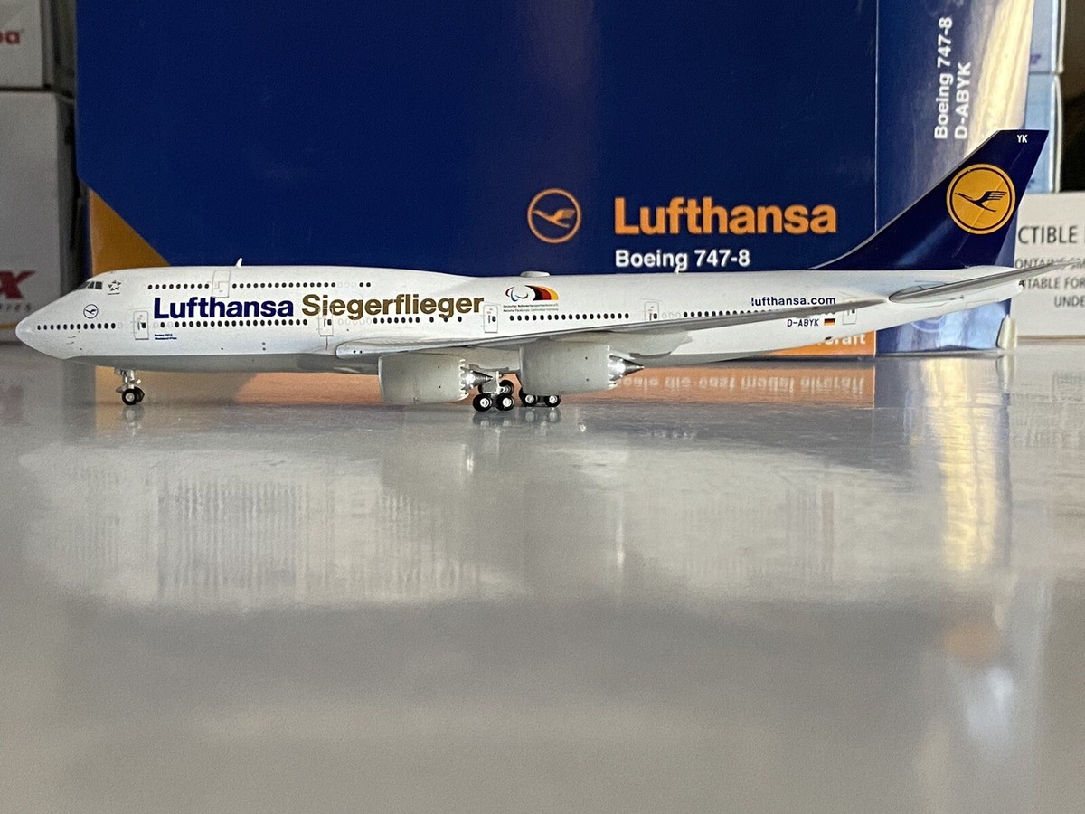 航空機・ヘリコプター Gemini400 Lufthansa Boeing 747-8 D-ABYC D-ABYK Lufthansa Boeing 747-830, MSN 37835 | OneSpotter.com