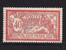 FRANCE 1900 STAMP TIMBRE  YVERT ET TELLIER N° 119 " MERSON 40c "  NEUF xx LUXE