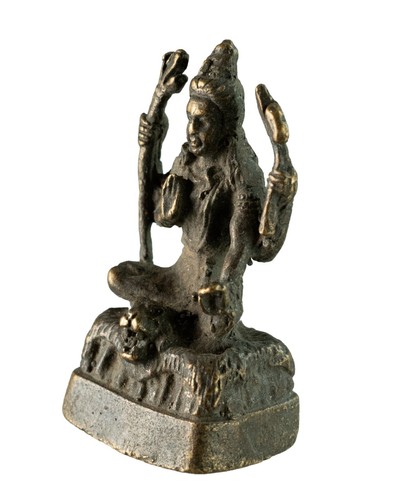 Statuette Shiva Dieu Hindou Talisman Figurine - Amulette Thailande # 712 - Picture 4 of 9
