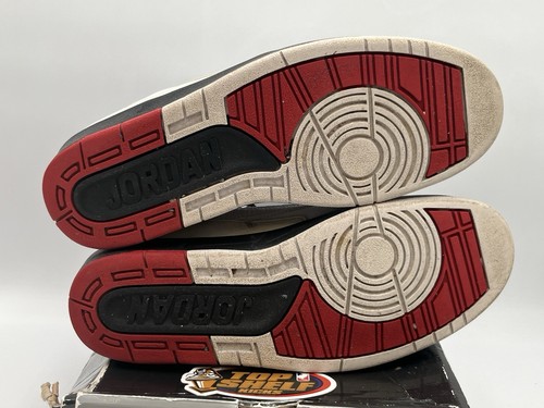 Air Jordan 2 Retro QF 2010 Varsity Red Size 10.5 Authentic Used OG Vintage - Picture 8 of 11
