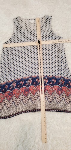 C Charming Charlie M Medium Sleeveless A Line Boho Tank - Picture 10 of 14
