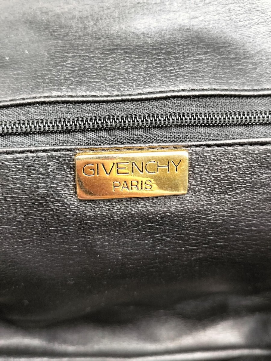 GIVENCHY Chain Shoulder Crossbody Bag Quilted Leather