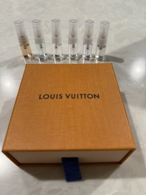 LOUIS VUITTON PERFUME  SPRAY 6 Samples in LV bag  NEW IN BOX FRAGRANCE