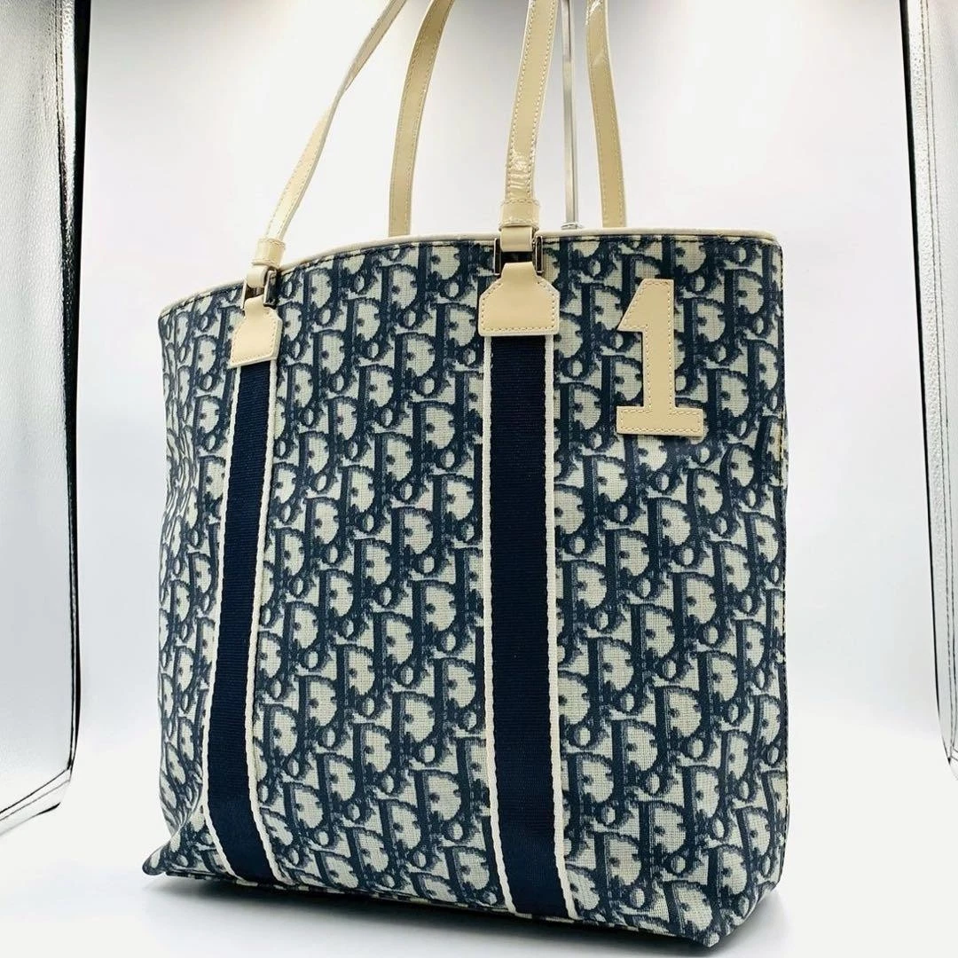 Beau sac fourre tout Christian Dior Y2K motif trotteur bandoulière