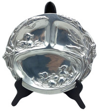 Arthur Court Divided 3 Section Baby or Toddler Plate with Ducks 1998 Whimsical 