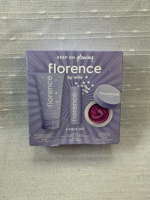 3pc Florence by Mills Keep on Glowing 3 Piece Mask Set Full Size NEW SEALED BOX