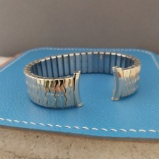 19mm 18mm 16mm 1970s Gold-Filled Speidel Riptide nos Unused Vintage Watchband