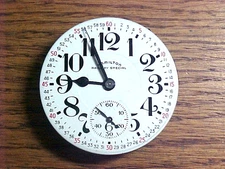 Hamilton 16S 21J 992 Second Model Open Face Lever Set Nickel Movement