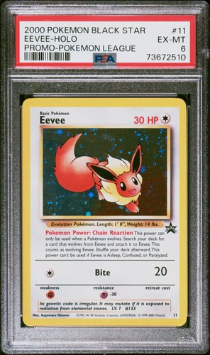 Eevee graded PSA 6 for sale on eBay
