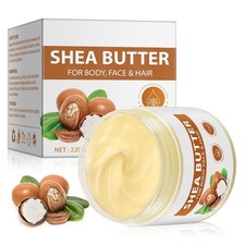 African Shea Butter Raw,7.8oz,Pure Unrefined Shea Butter Cream Body Oil for S...