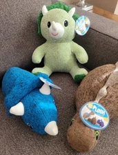 Toy Box Plush Collection Dinosaur Set NWT Nursery Child Bedroom Stuffed Animal 