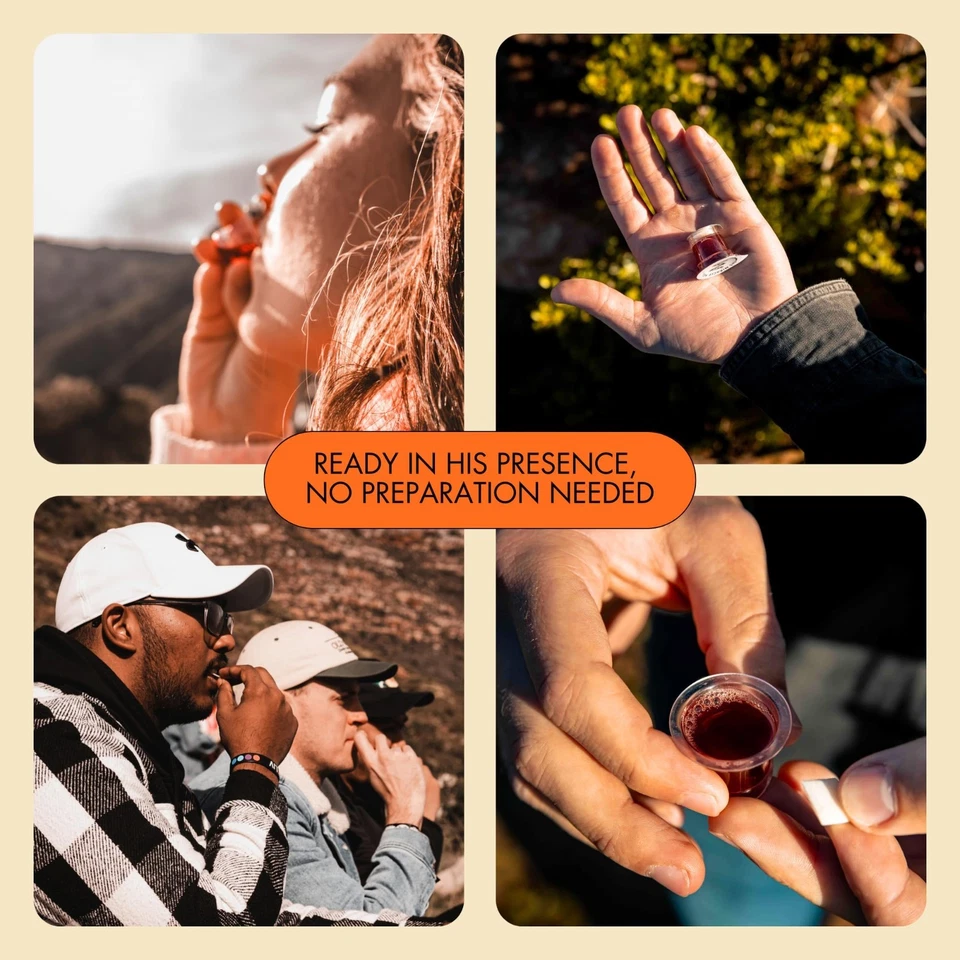 Gluten Free Communion Plus+ Cup Set–100 with 100% Concord Grape Juice & GF Wafer - Image 3 of 4