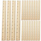 20 Pcs Straight Edge Ruler Holzbearbeitungslineal Herrscher Messen