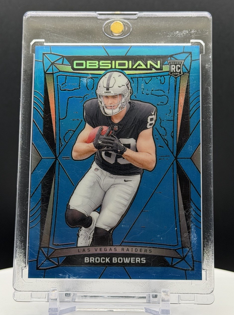 2024 Panini Obsidian - Brock Bowers #101 Blue (RC) /25