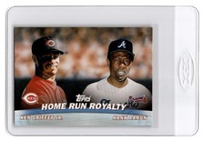 2001 Topps #TC9 Home Run Royalty (Ken Griffey Jr. / Hank Aaron) Combos