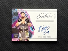 2023 Impeccable Cruz Del Toro Canvas Creations Auto /75 #CC-CDT