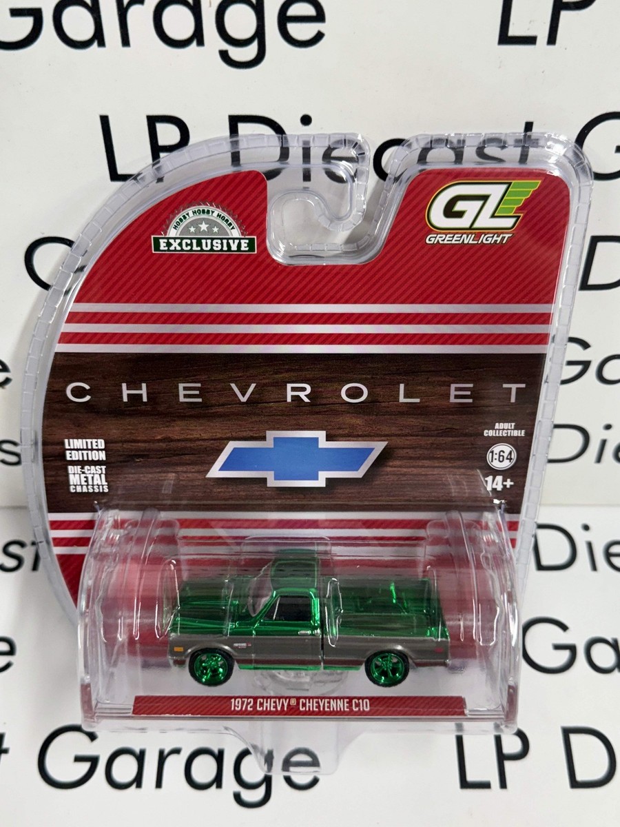CHROME CHASE GREENLIGHT 1972 Chevrolet Cheyenne C10 Red Short Bed
