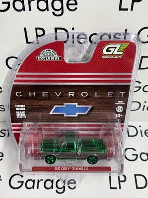 CHROME CHASE GREENLIGHT 1972 Chevrolet Cheyenne C10 Red Short Bed