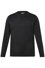 Men Plus Herren große Größen Henley Basic Langarm Rundhals 836383