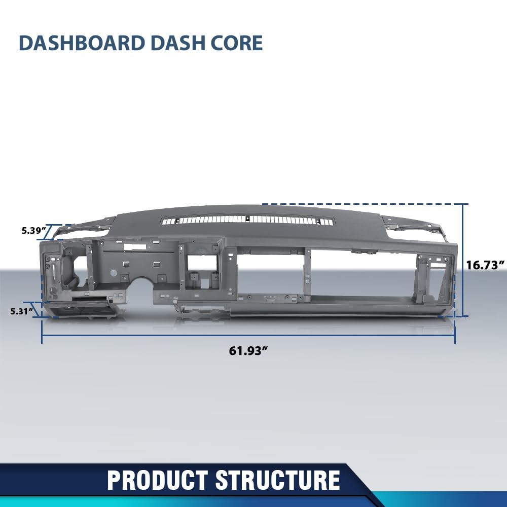 Dash Dashboard Core Compatible with 1988-1994 Chevy & GMC Truck/ 1992-1994 Chevy