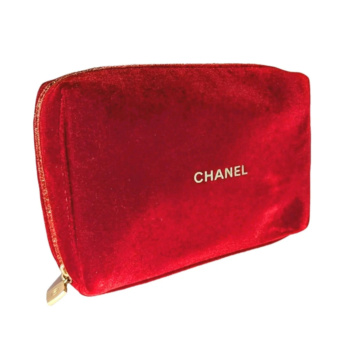 CHANEL ベルベット製 メイクアップバッグ CHANEL Red Makeup Makeup Bags for sale - eBay