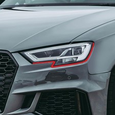 Devil Eye® Scheinwerfer Folie für A4 2020 Stripe Tuning Zubehör Streifen KX004