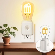 Motion Activated Night Light, 2200K Warm White, 10-100LM Adjustable Brightnes...