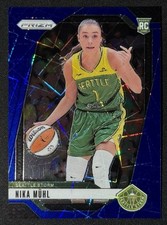 2024 Panini Prizm WNBA Nika Muhl #75 Blue Velocity Prizm (RC) Seattle Storm