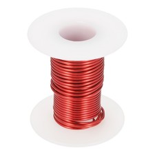 15 AWG Magnet Wire, 15 Gauge 2 oz Enameled Copper Wire, 155C(311F), Red,White