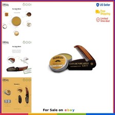 Mustache Wax Organic Strong Hold Vegan Cruelty Free Conditioning Comb Included