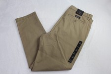 Mens Banana Republic BR 36W 30L Lived In Chino Brown Tan Pants Slacks Slim Fit