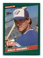 Kelly Gruber 1986 Donruss The Rookies #16 Toronto Blue Jays Mint